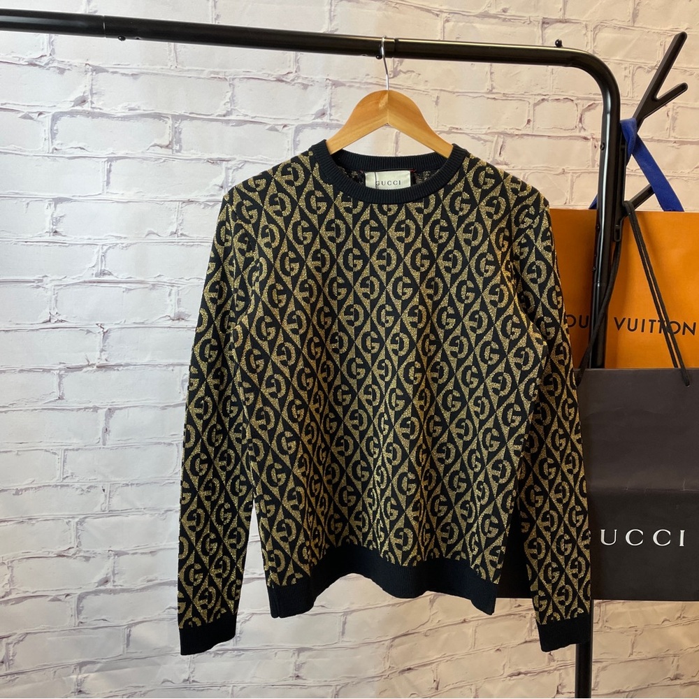 Gucci Wool Blend Sweater Gold